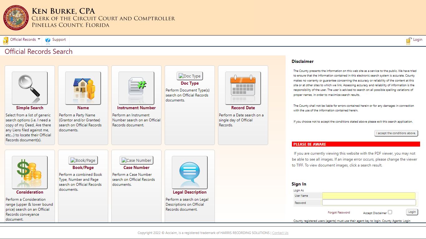 Pinellas County Public Records
